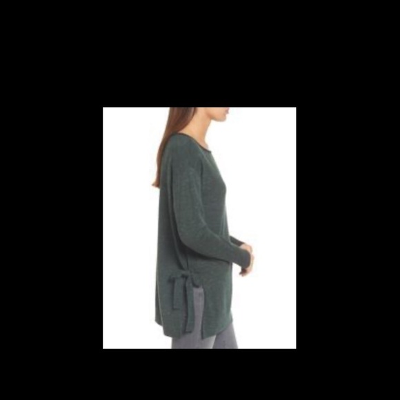 Nordstrom Oversized Merino Wool Side Tie Tunic Sweater - Picture 11 of 11